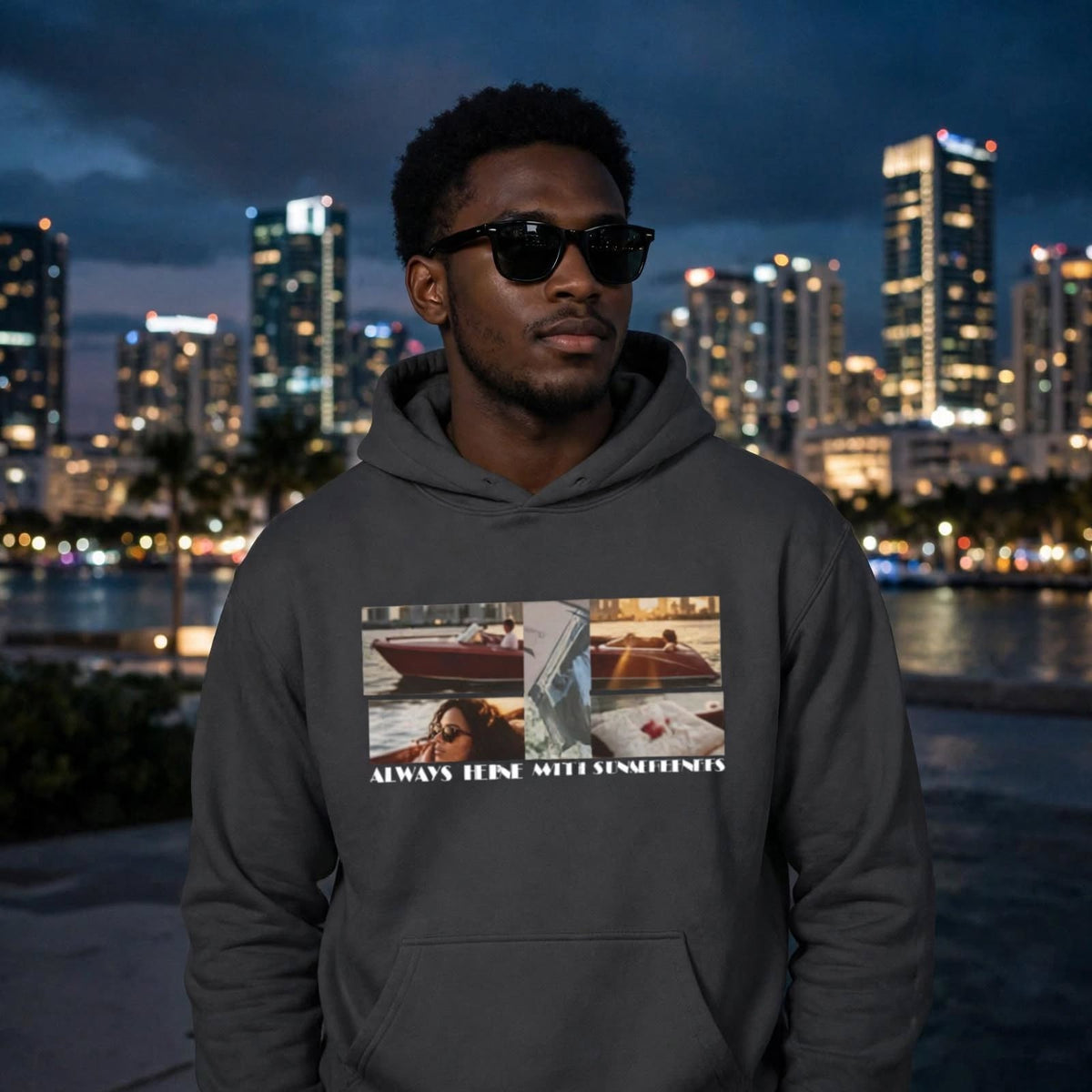 Miami Vice Consequences Heavyweight Hoodie (SAVE $10)