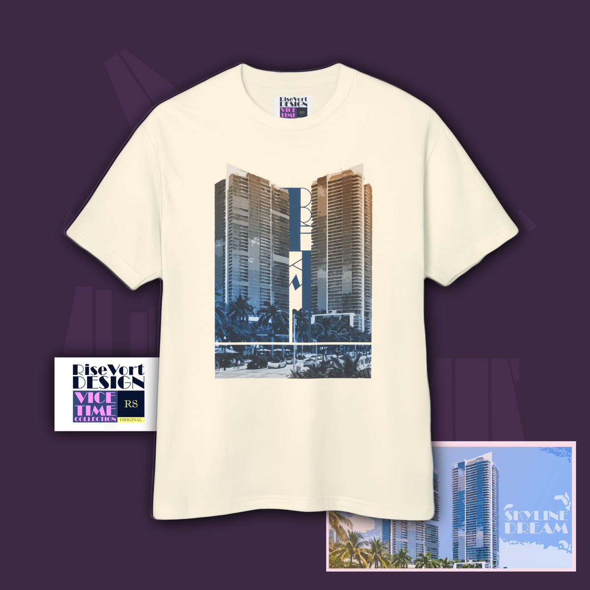 Miami Skyline Dream Graphic Tee
