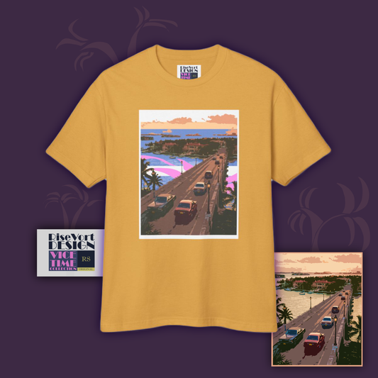 Retro Highway Sunburst Tee (SAVE $5)